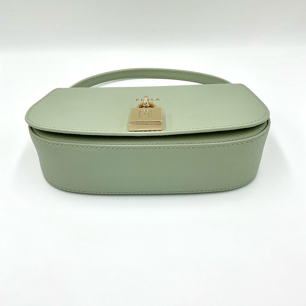 Furla Mint Green Artemis Small Shoulder Bag #812 - Picture 3 of 4